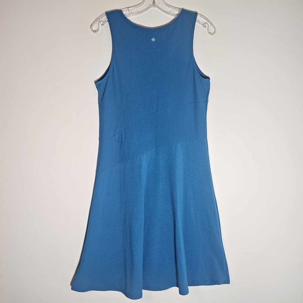 PrAna Dress Womens Medium Blue Sleeveless Athleisure Activewear Casual Sundress - Picture 9 of 14